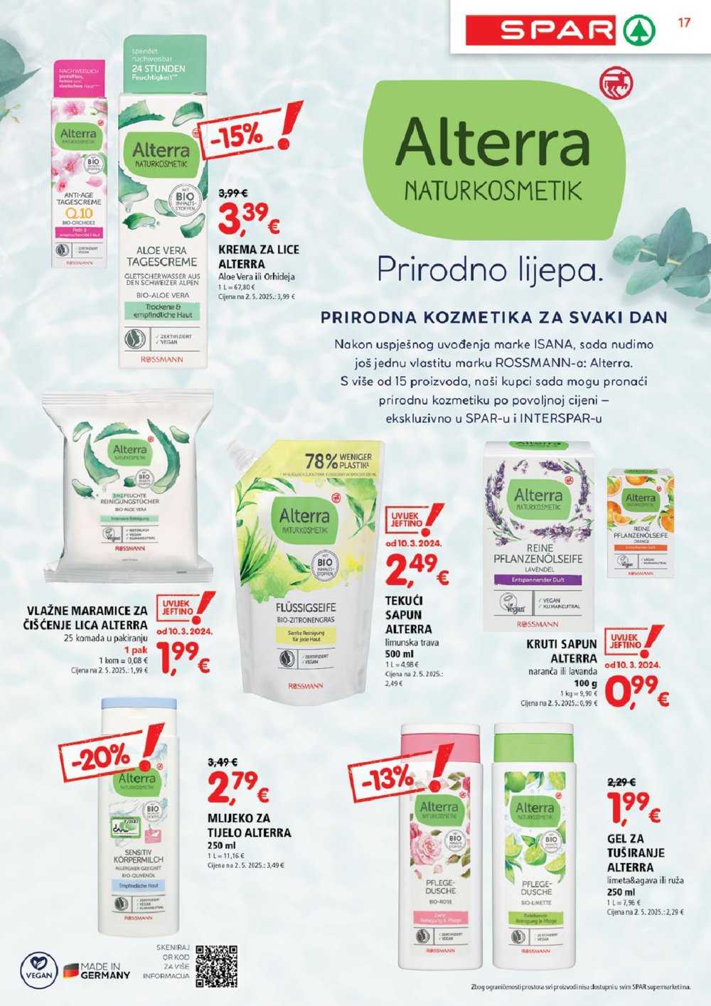 SPAR katalog Akcija 20.08.-26.08.2025.