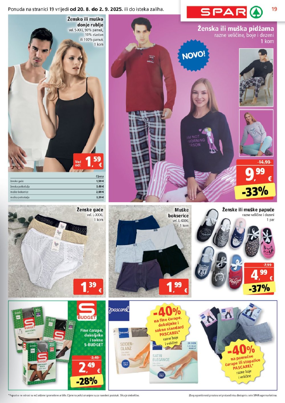 SPAR katalog Akcija 20.08.-26.08.2025.