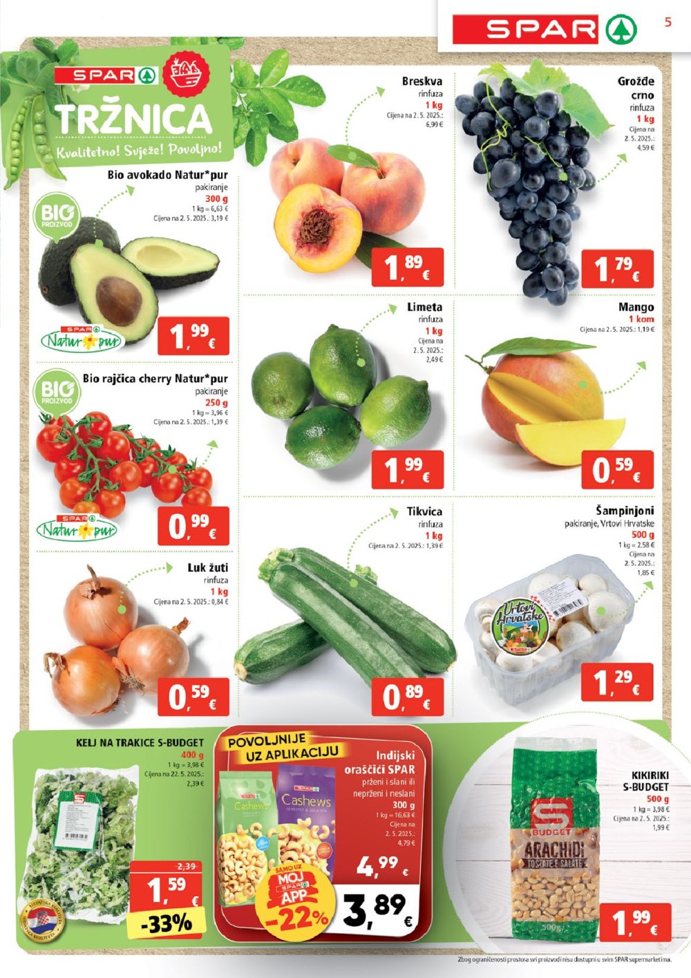 SPAR katalog Akcija 20.08.-26.08.2025.