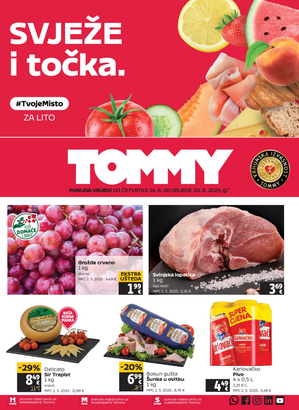Tommy katalog Akcija 14.08.-20.08.2025.
