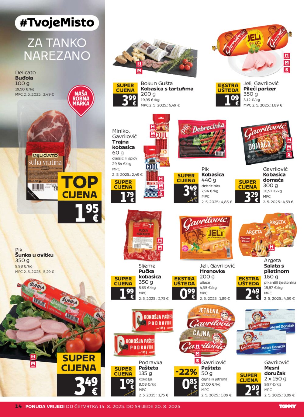 Tommy katalog Akcija 14.08.-20.08.2025.