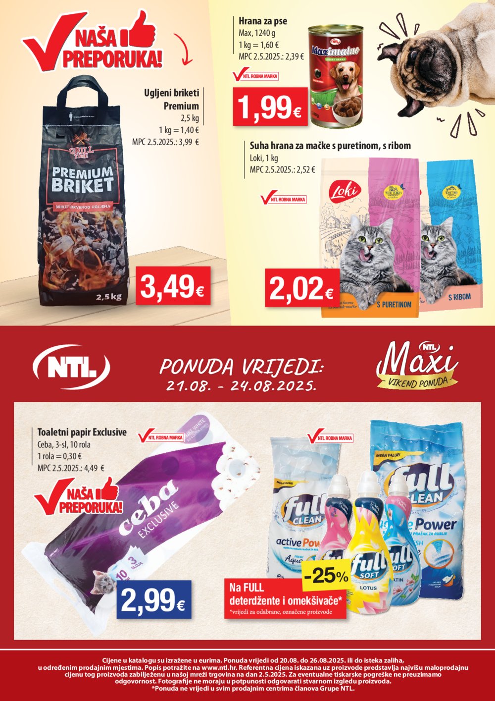Bakmaz katalog Maxi Tjedna ponuda 20.08. - 26.08.2025.