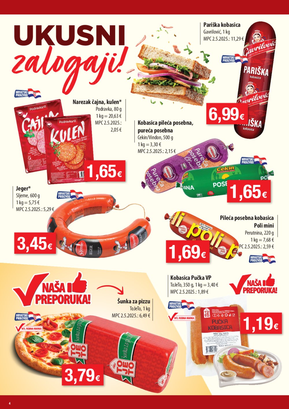 Bakmaz katalog Maxi Tjedna ponuda 20.08. - 26.08.2025.