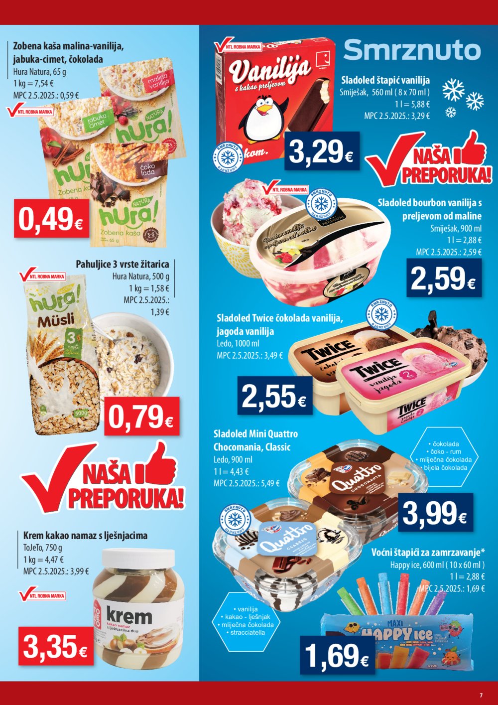 Bakmaz katalog Maxi Tjedna ponuda 20.08. - 26.08.2025.