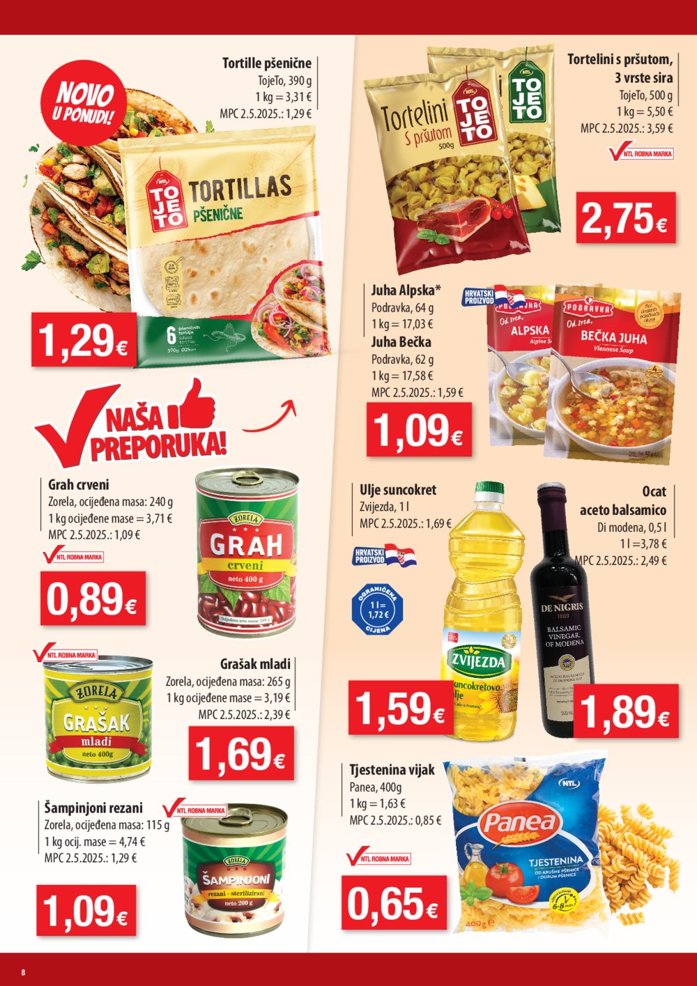 Bakmaz katalog Maxi Tjedna ponuda 20.08. - 26.08.2025.