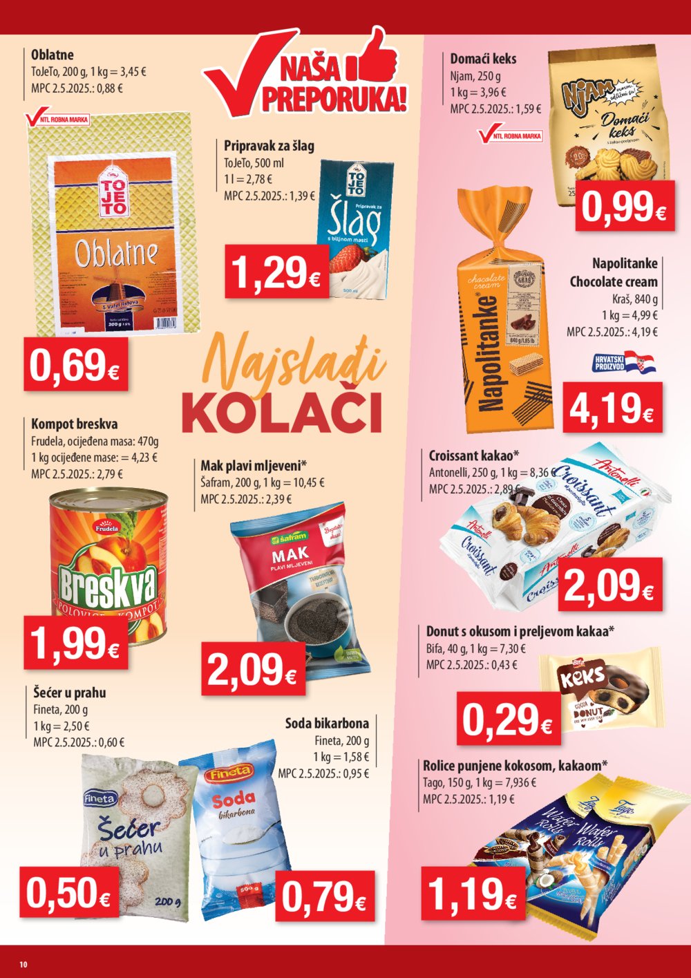Bakmaz katalog Maxi Tjedna ponuda 20.08. - 26.08.2025.