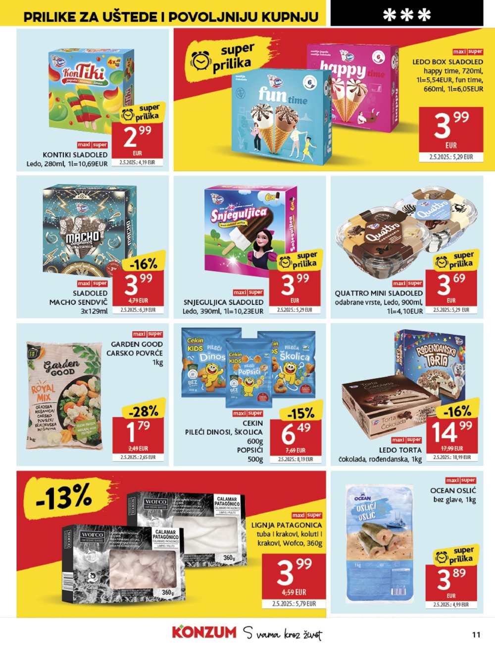 Konzum katalog Akcija 20.08. - 26.08.2025.