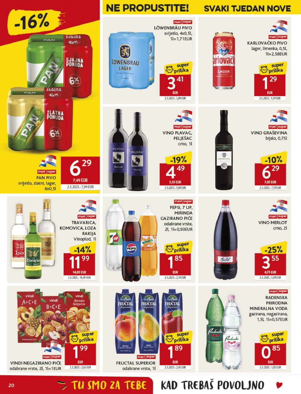 Konzum katalog Akcija 20.08. - 26.08.2025.