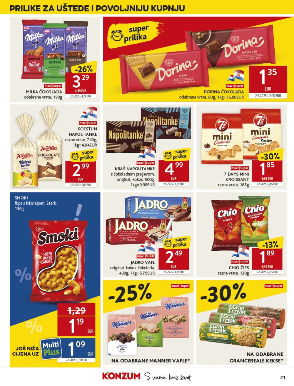 Konzum katalog Akcija 20.08. - 26.08.2025.
