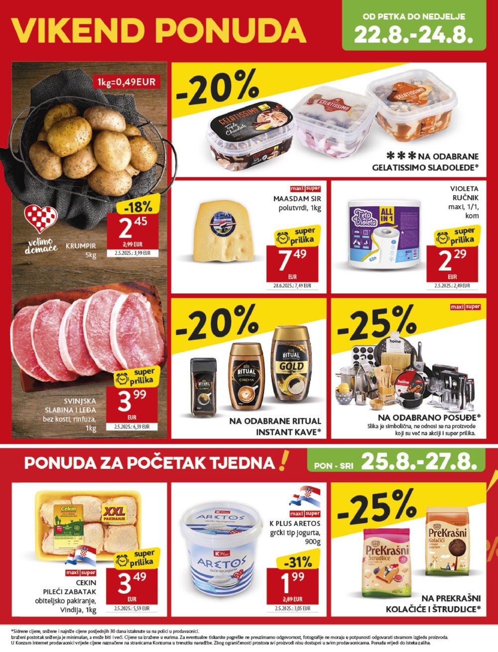 Konzum katalog Akcija 20.08. - 26.08.2025.