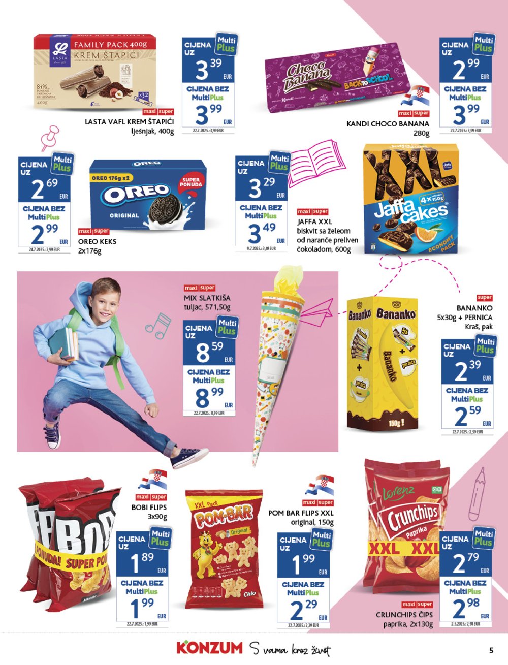 Konzum katalog Akcija 20.08. - 26.08.2025.
