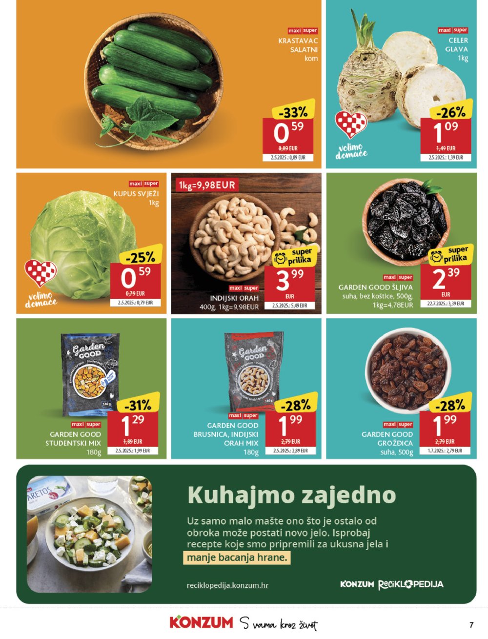 Konzum katalog Akcija 20.08. - 26.08.2025.