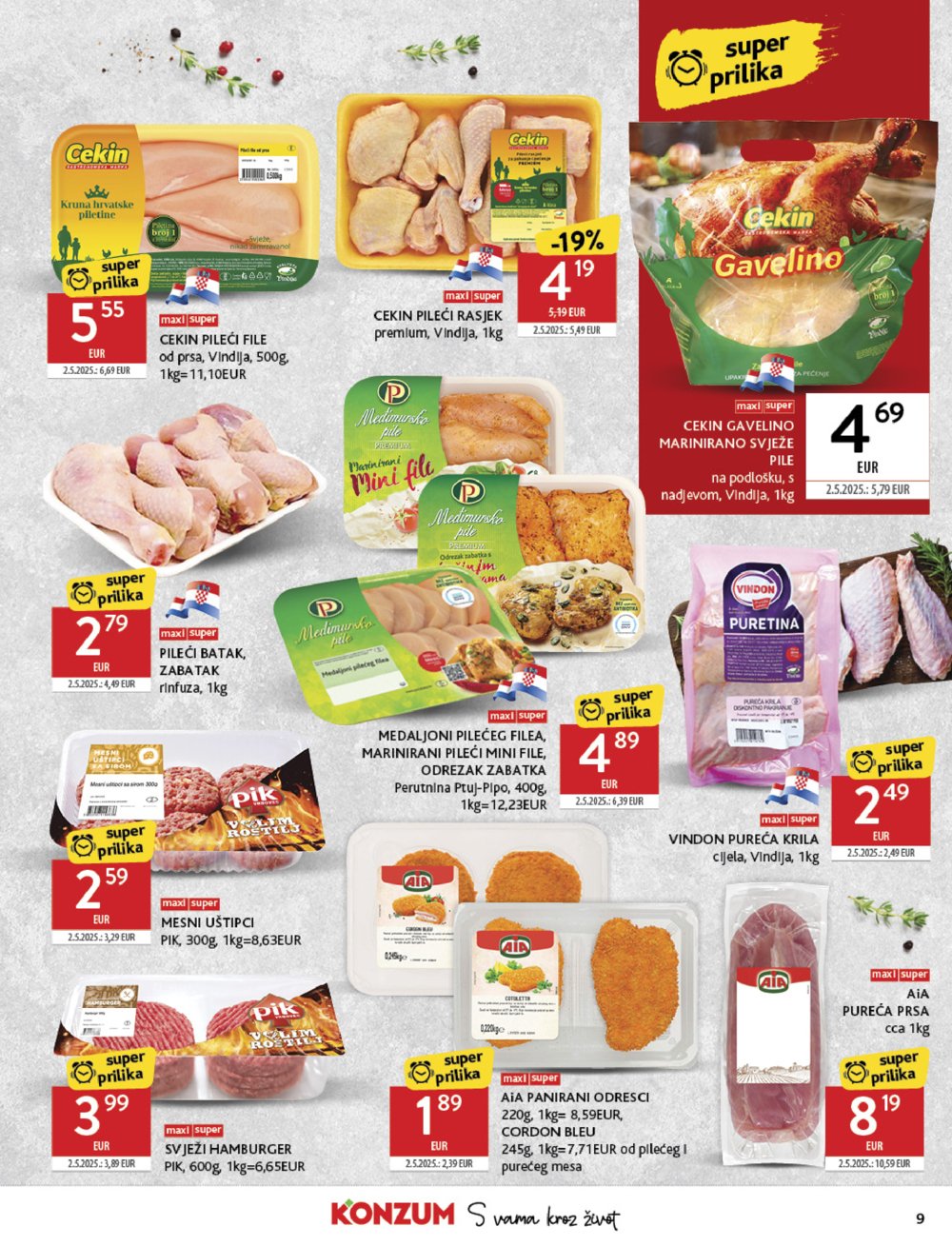 Konzum katalog Akcija 20.08. - 26.08.2025.