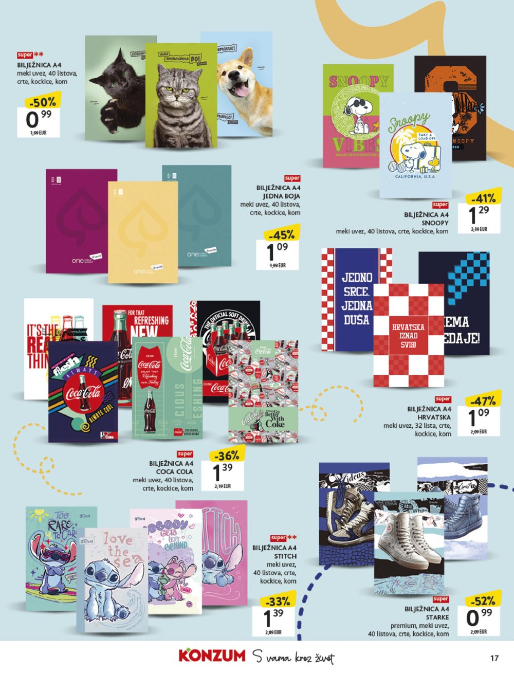 Konzum katalog Povratak u školu 18.08. - 21.09.2025.