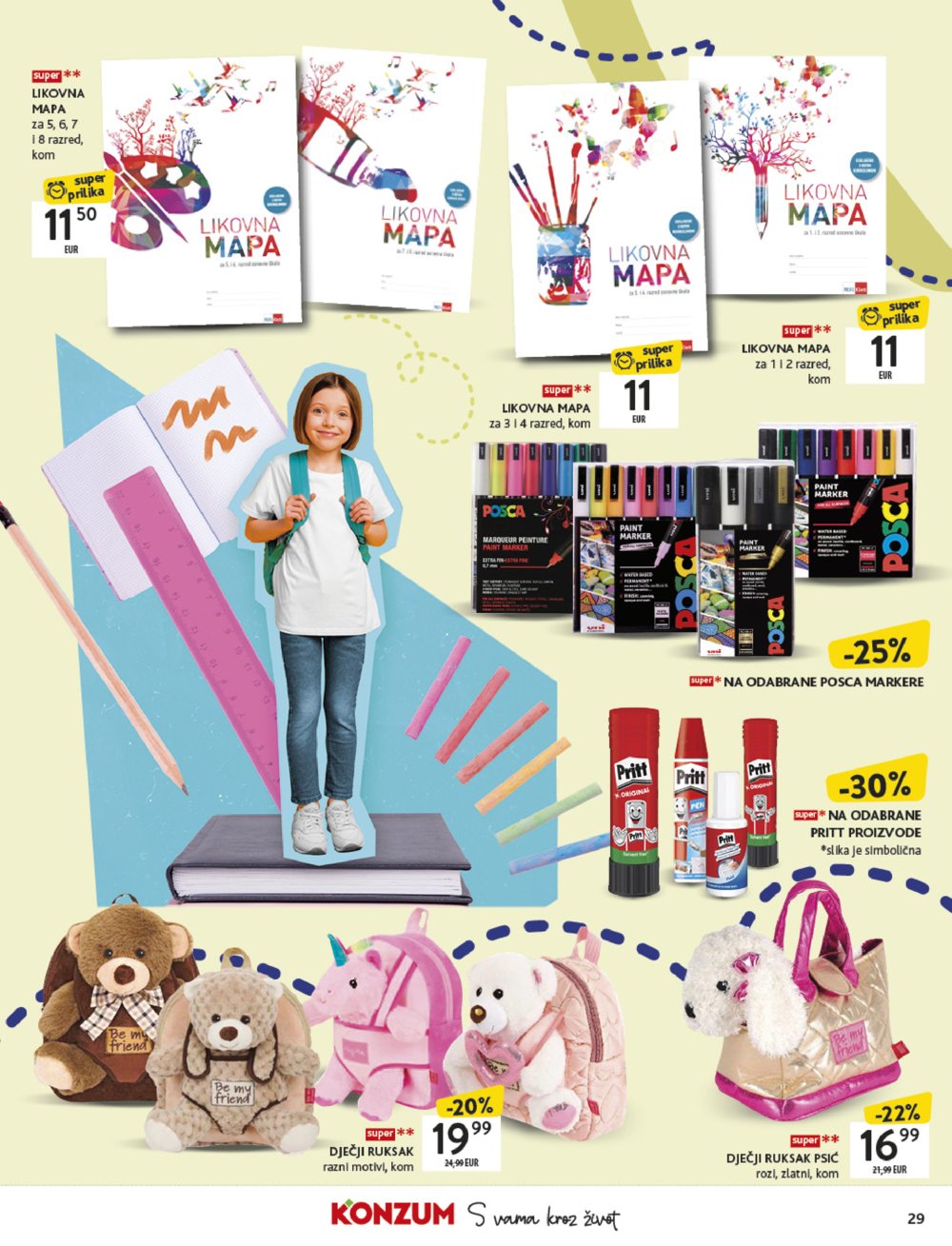 Konzum katalog Povratak u školu 18.08. - 21.09.2025.