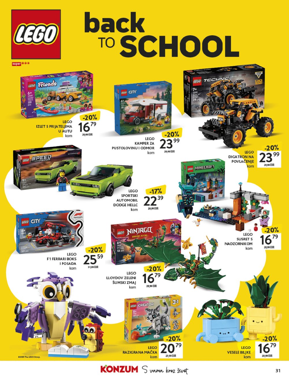 Konzum katalog Povratak u školu 18.08. - 21.09.2025.