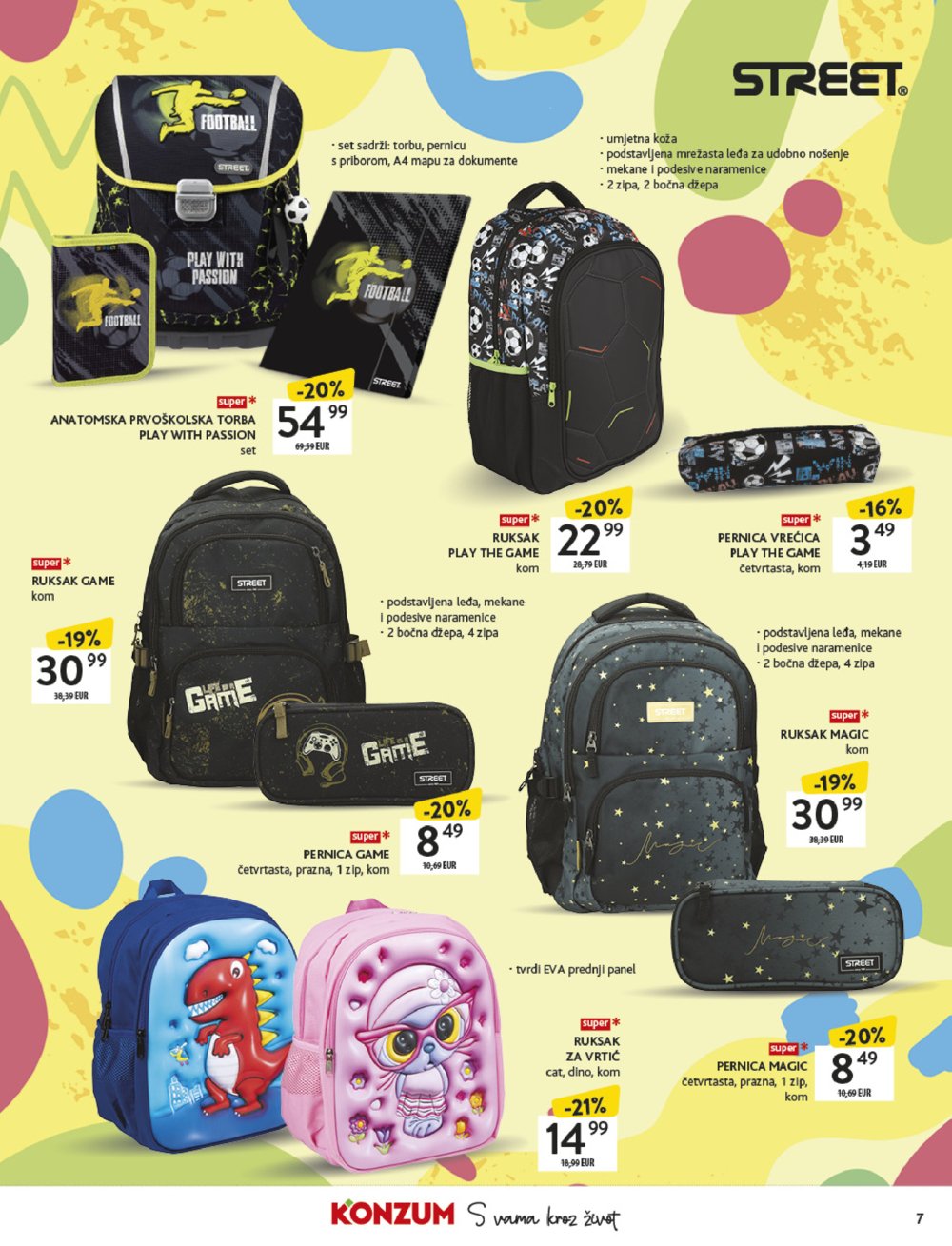 Konzum katalog Povratak u školu 18.08. - 21.09.2025.