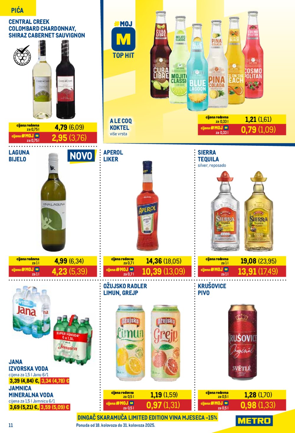 Metro katalog Prehrana i Neprehrana 18.08. 31.08.2025.