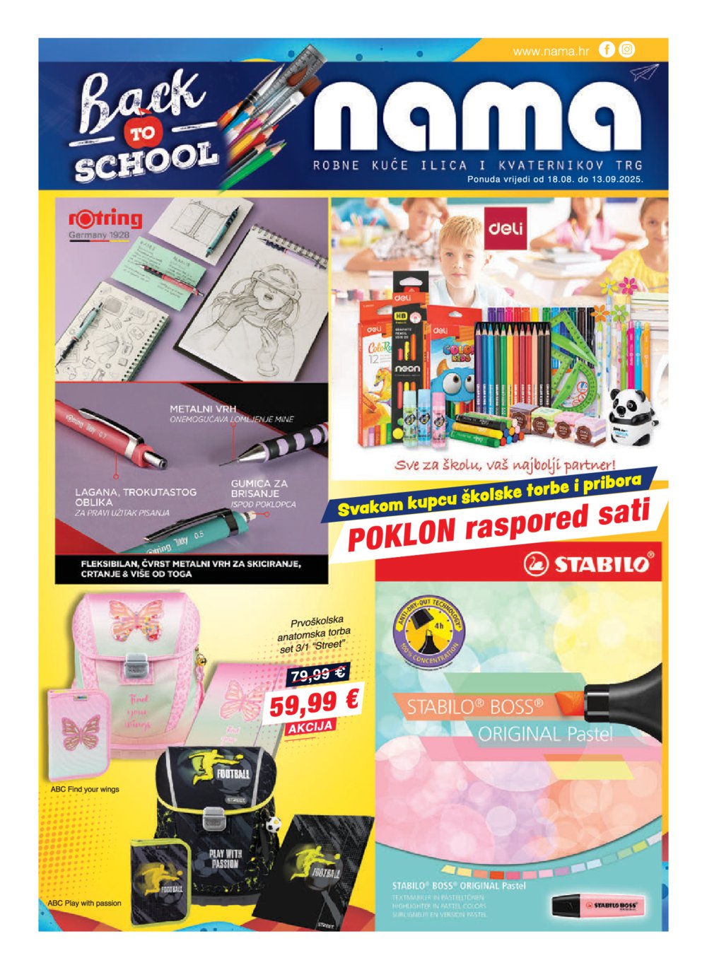 Nama katalog Škola 18.08. - 13.09.2025.