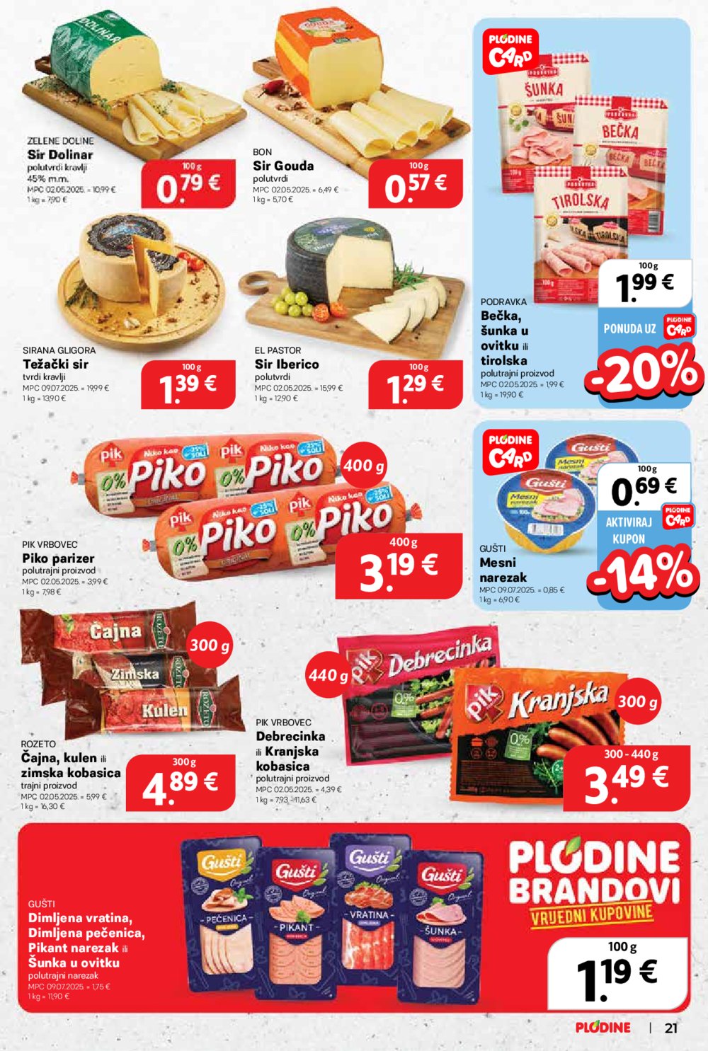 Plodine katalog Akcija 20.08.-26.08.2025.