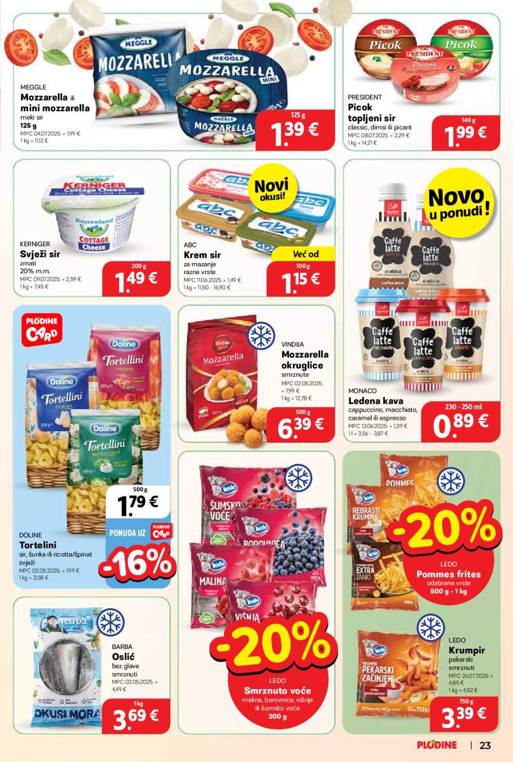Plodine katalog Akcija 20.08.-26.08.2025.