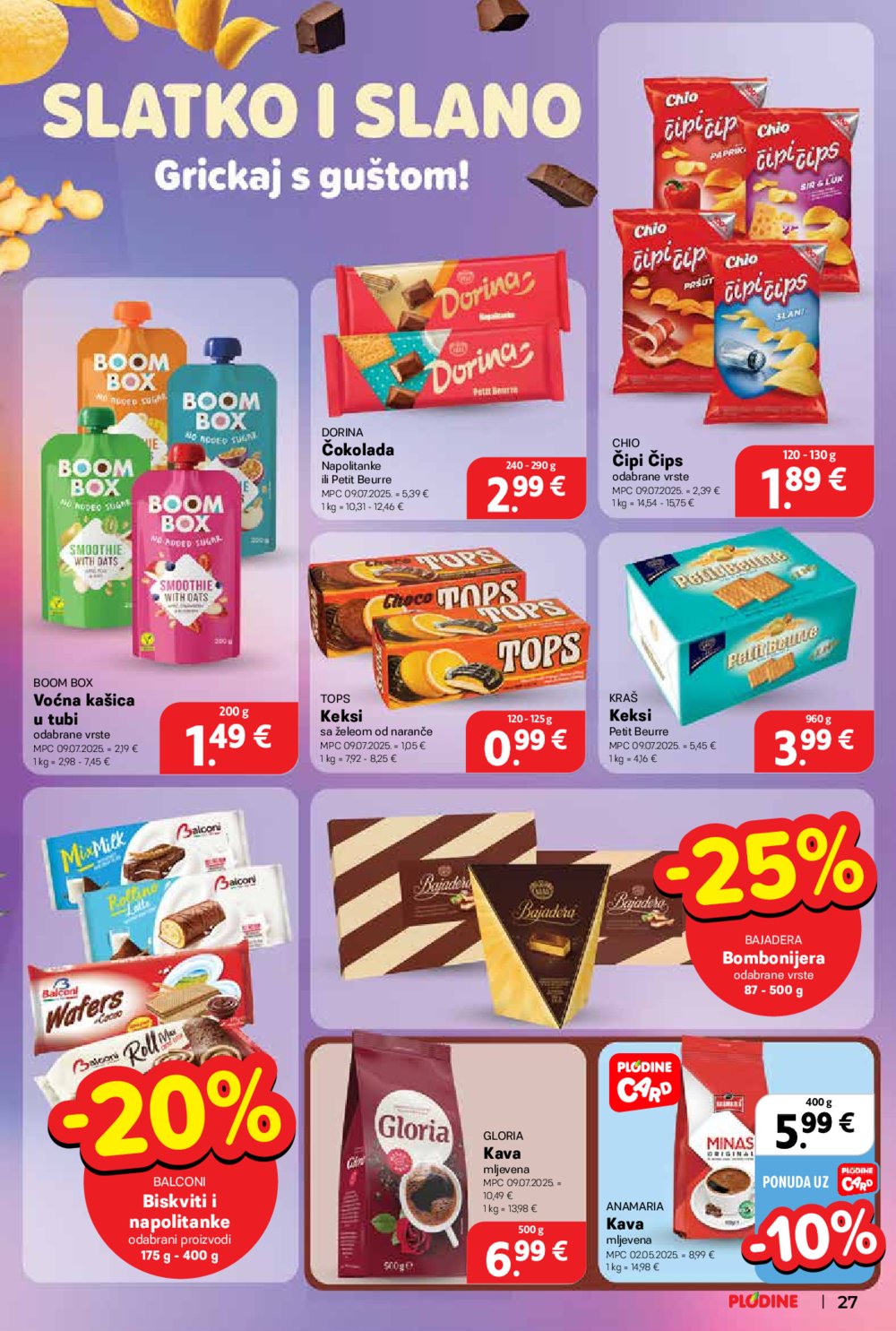 Plodine katalog Akcija 20.08.-26.08.2025.