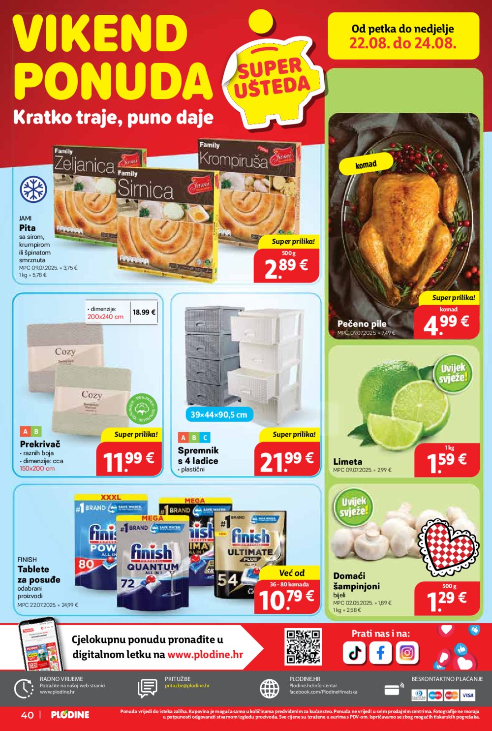 Plodine katalog Akcija 20.08.-26.08.2025.