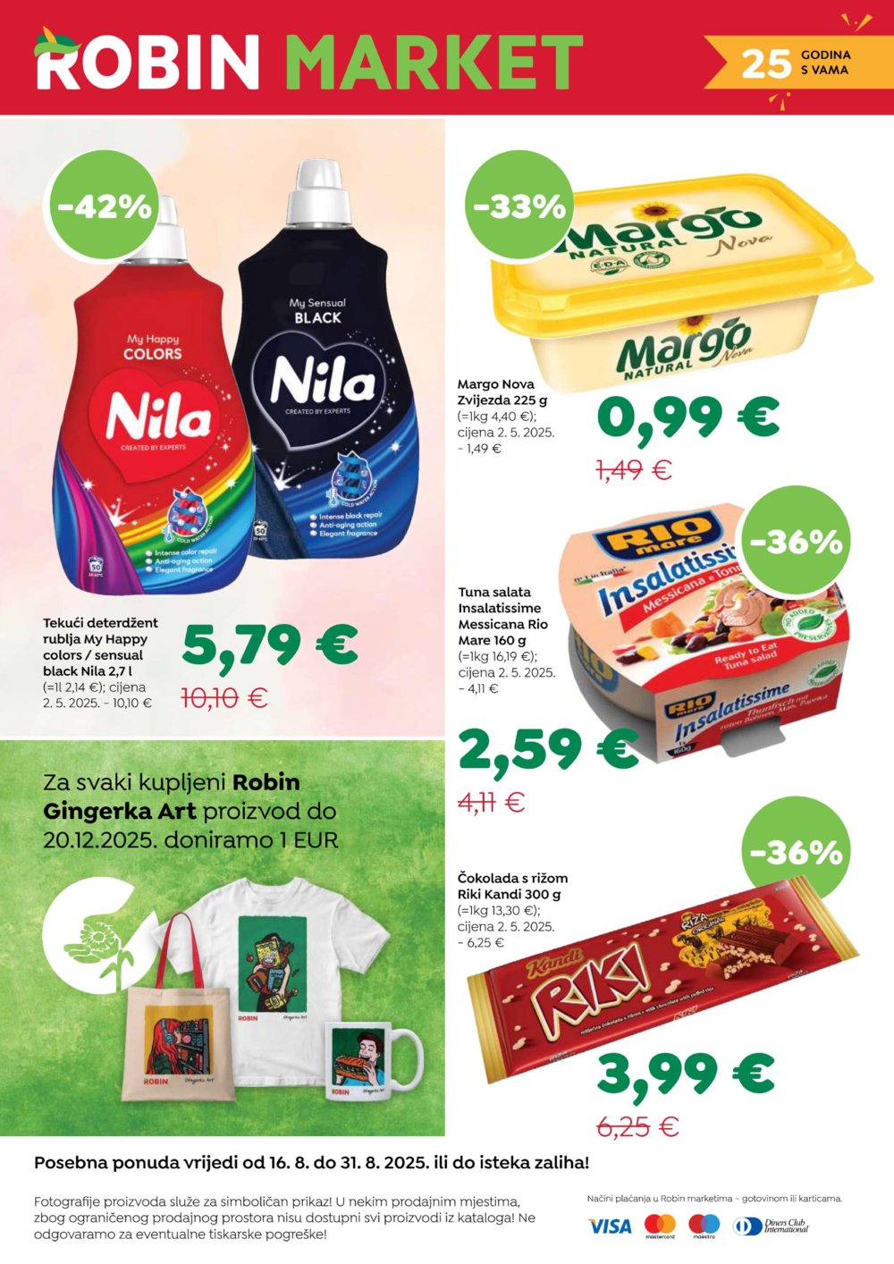 Robin katalog Akcija 16.08. - 31.08.2025.