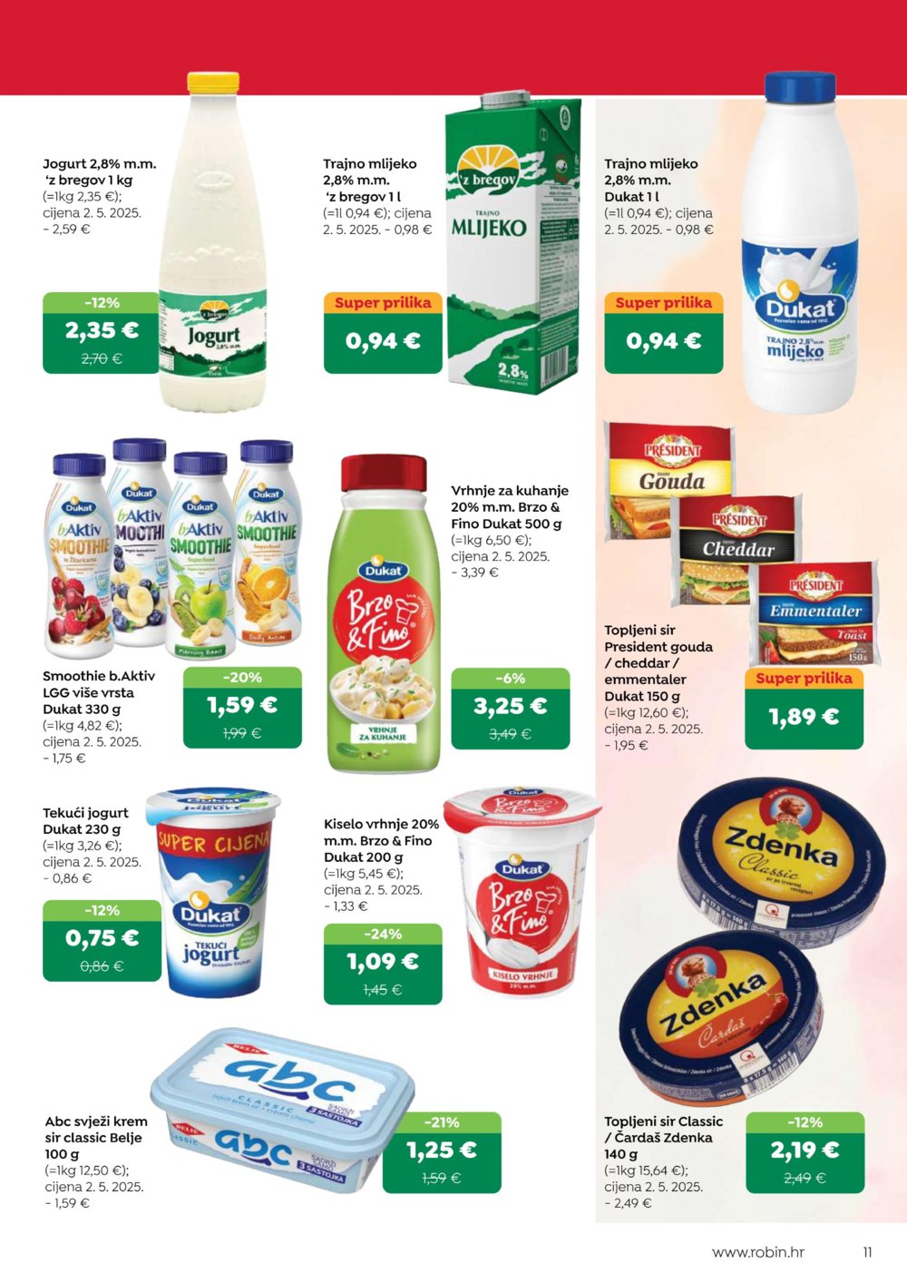 Robin katalog Akcija 16.08. - 31.08.2025.