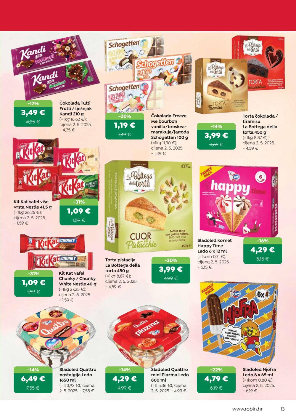 Robin katalog Akcija 16.08. - 31.08.2025.