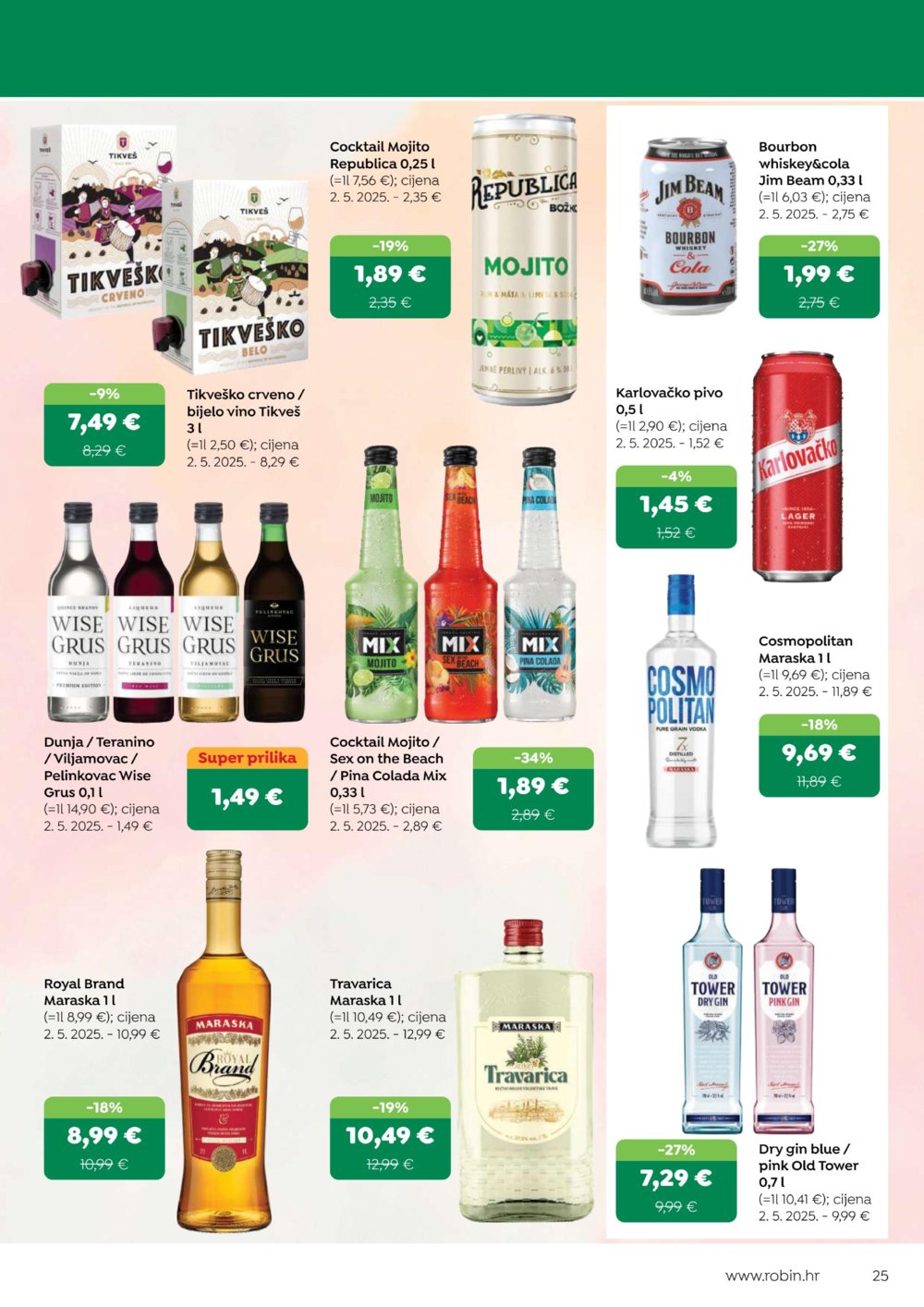 Robin katalog Akcija 16.08. - 31.08.2025.