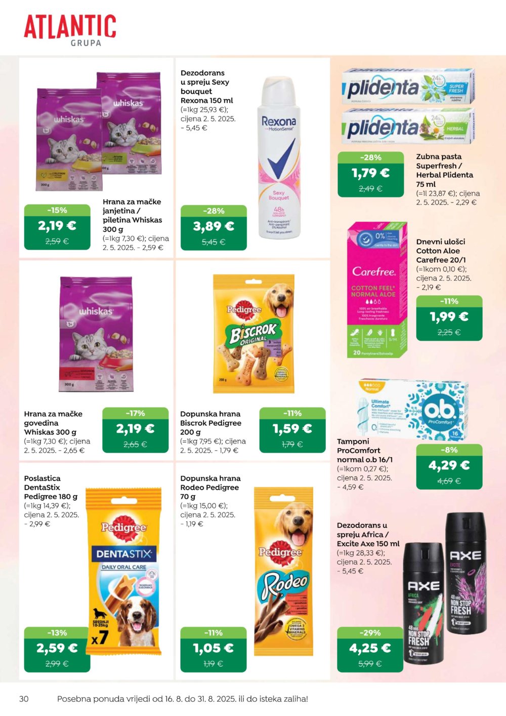 Robin katalog Akcija 16.08. - 31.08.2025.