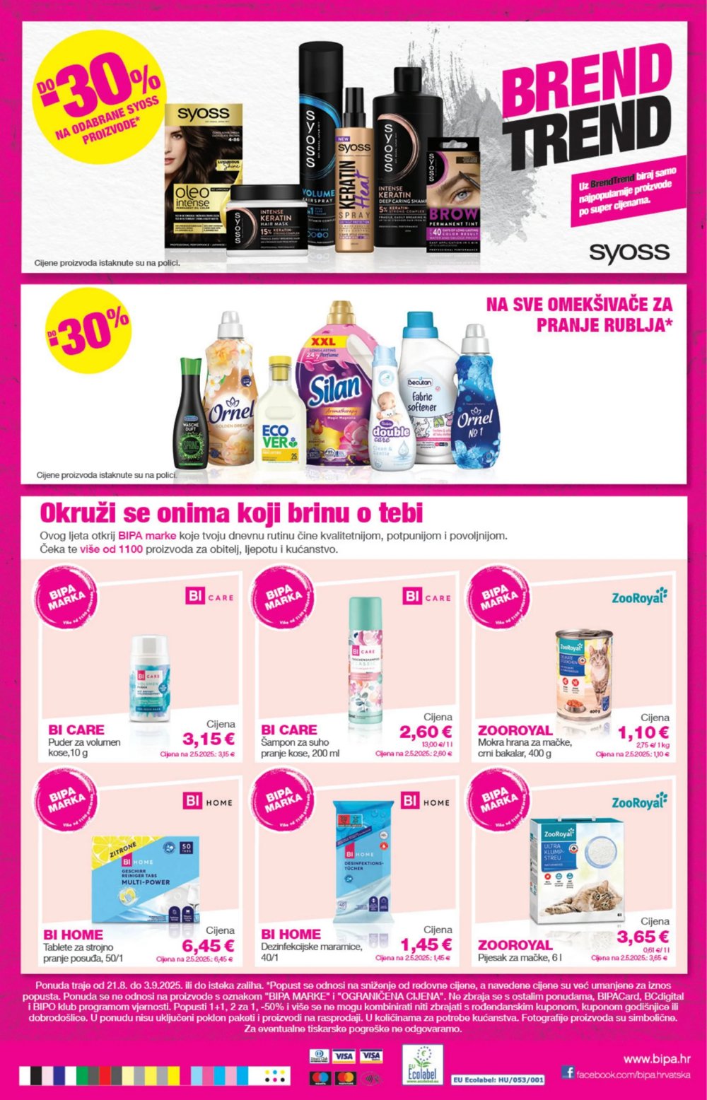 Bipa katalog Akcija 21.08.-03.09.2025.