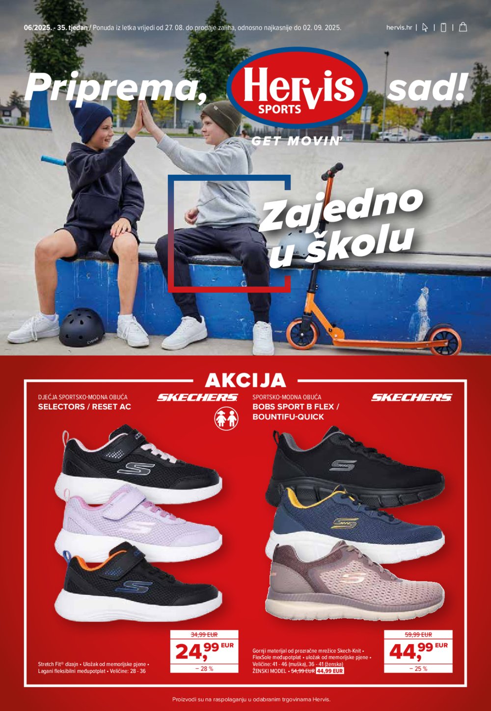 Hervis katalog Akcija 27.08.-02.09.2025.