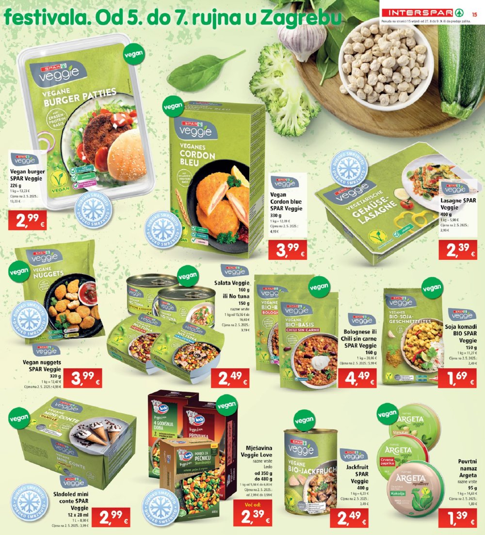 INTERSPAR katalog Akcija 27.08. - 02.09.2025.