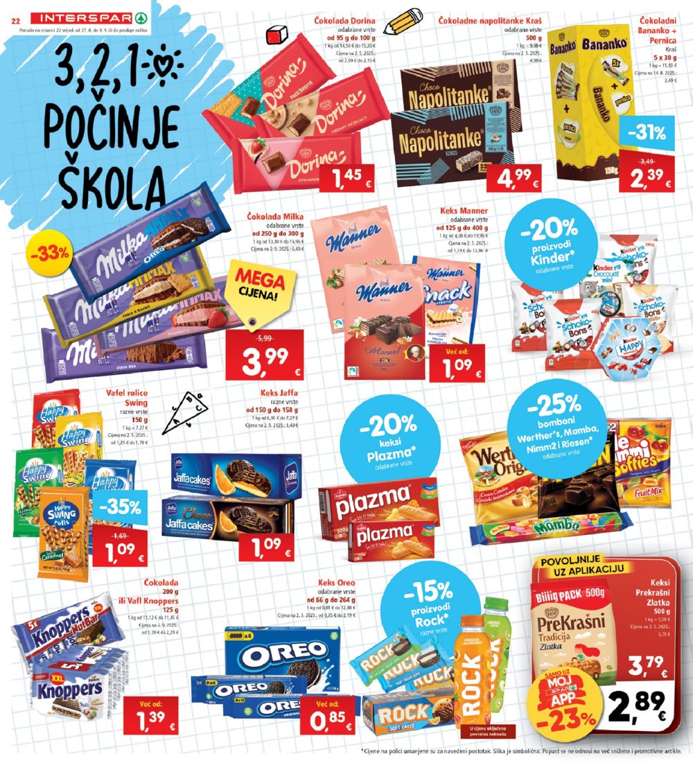INTERSPAR katalog Akcija 27.08. - 02.09.2025.