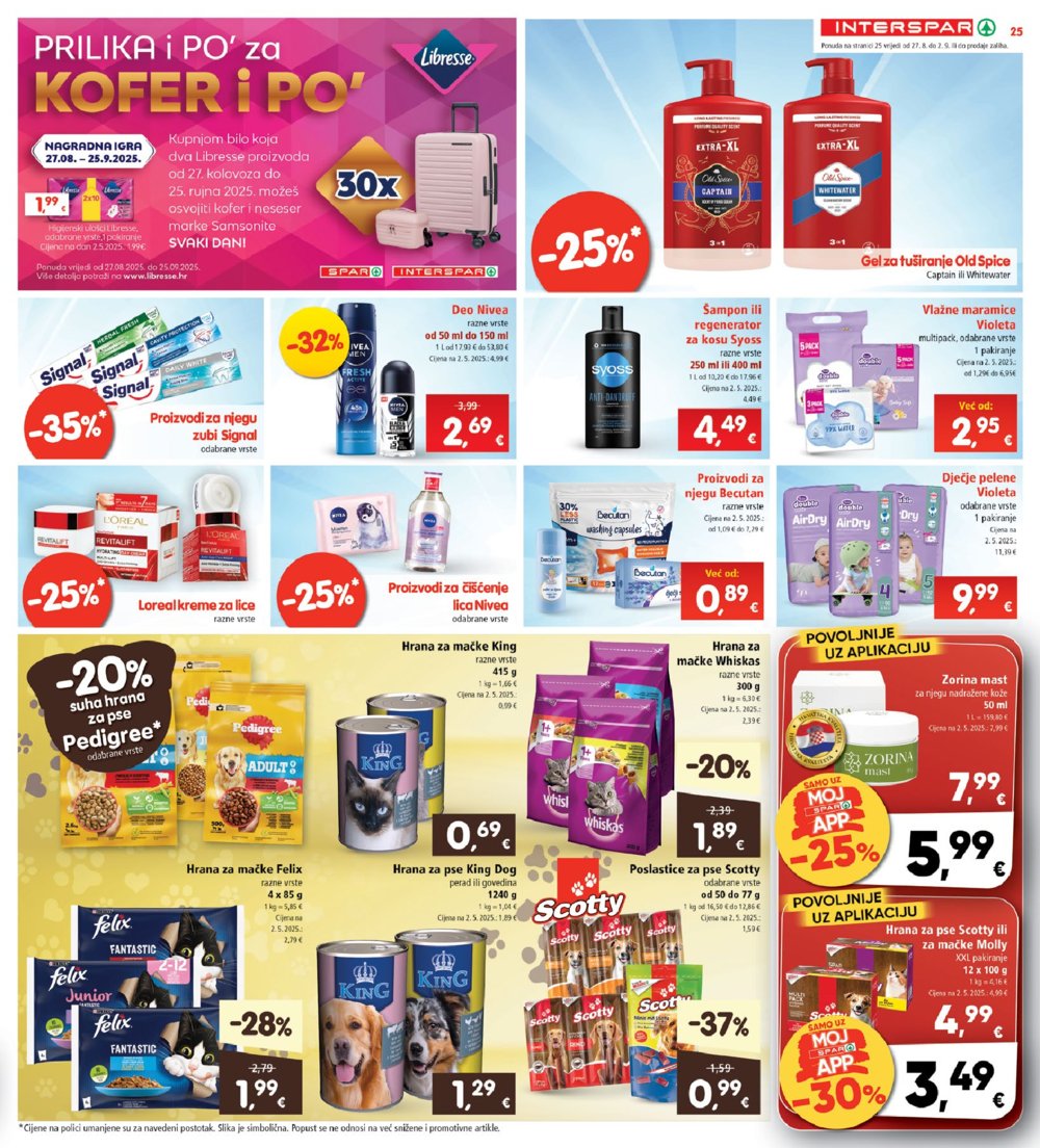 INTERSPAR katalog Akcija 27.08. - 02.09.2025.