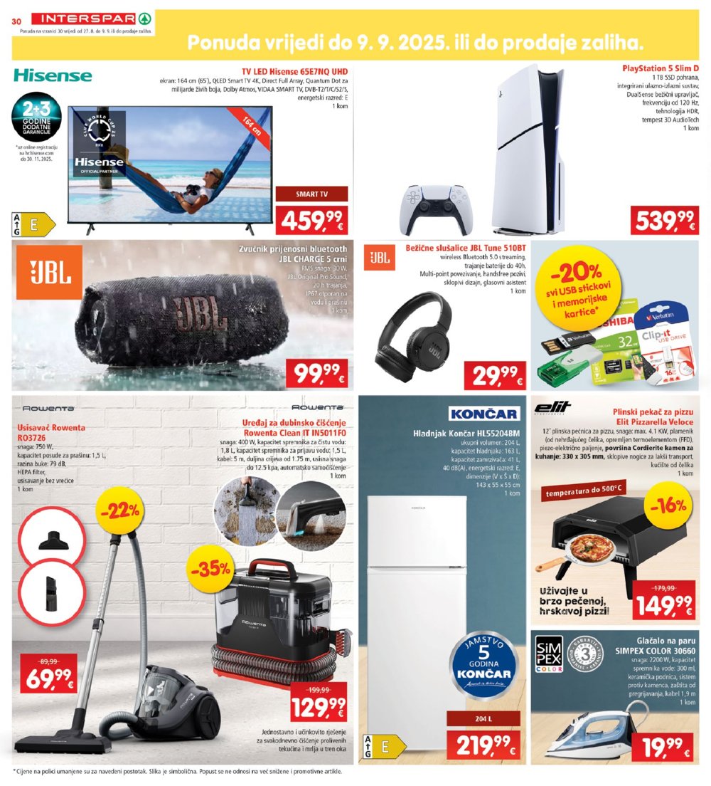 INTERSPAR katalog Akcija 27.08. - 02.09.2025.