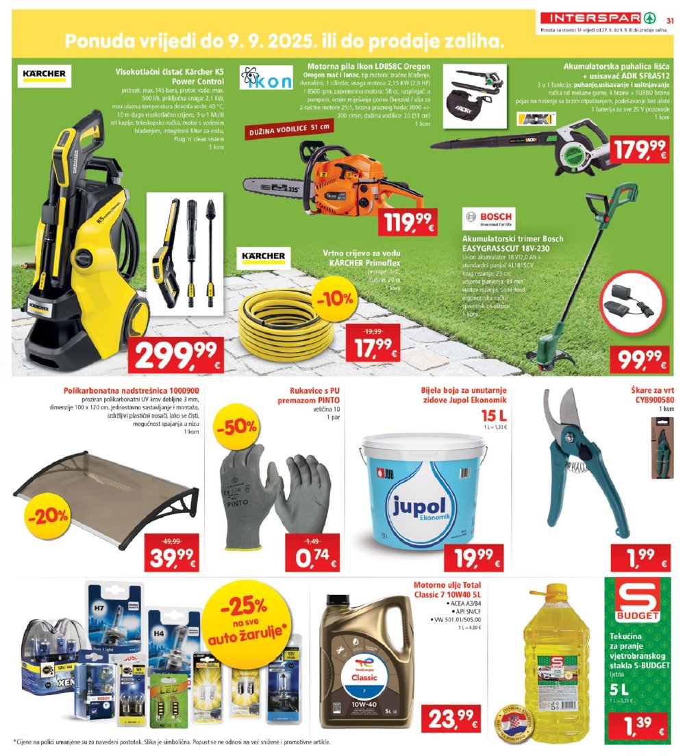 INTERSPAR katalog Akcija 27.08. - 02.09.2025.
