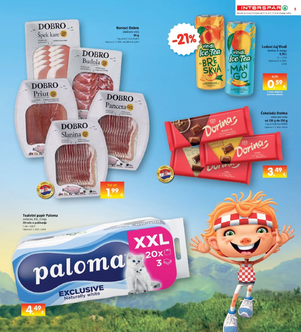 INTERSPAR katalog Akcija 27.08. - 02.09.2025.