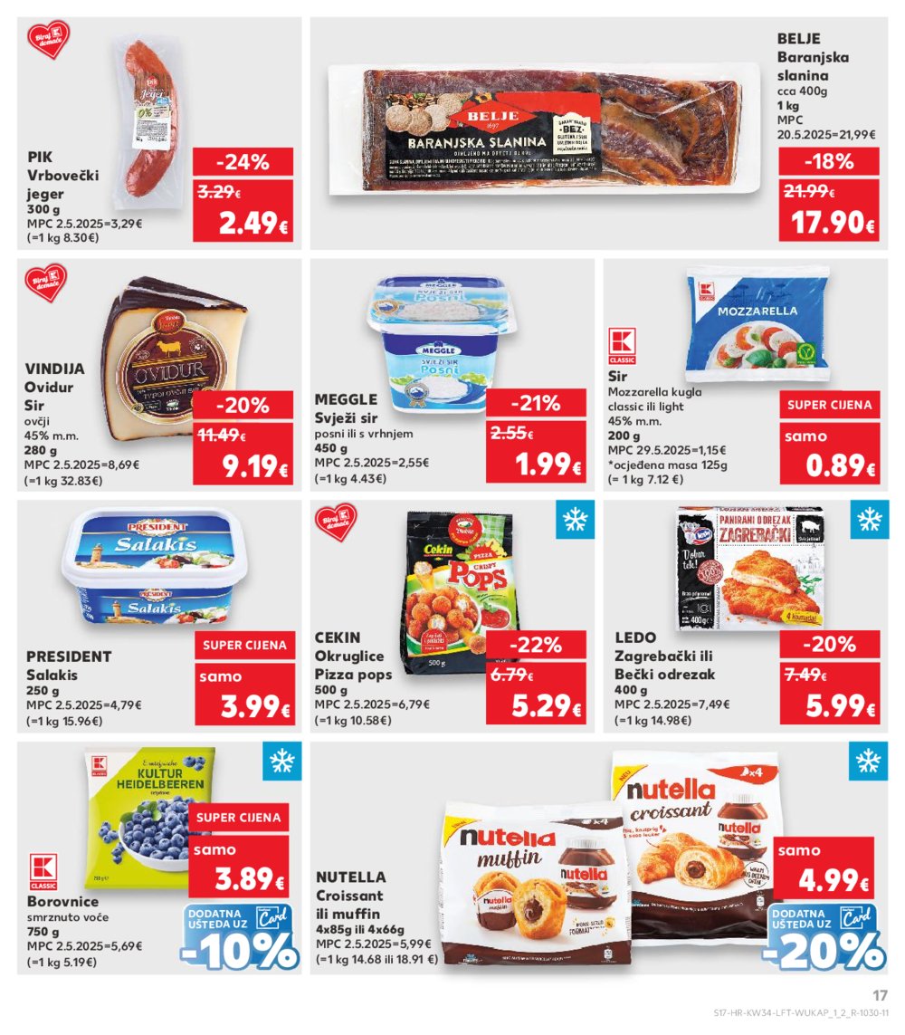 Kaufland katalog Akcija 20.08.2025.-26.08.2025. Odabrane poslovnice