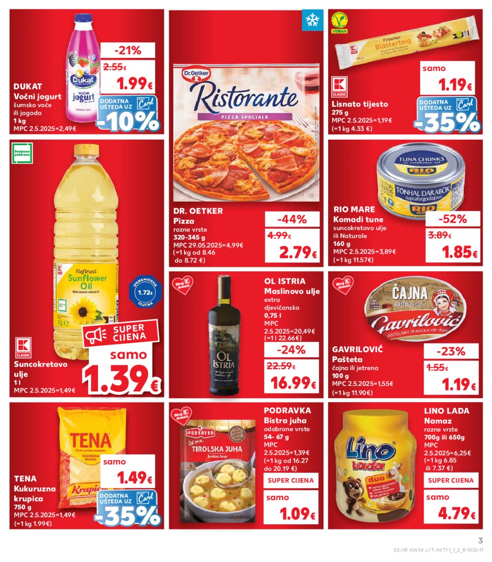 Kaufland katalog Akcija 20.08.2025.-26.08.2025. Odabrane poslovnice