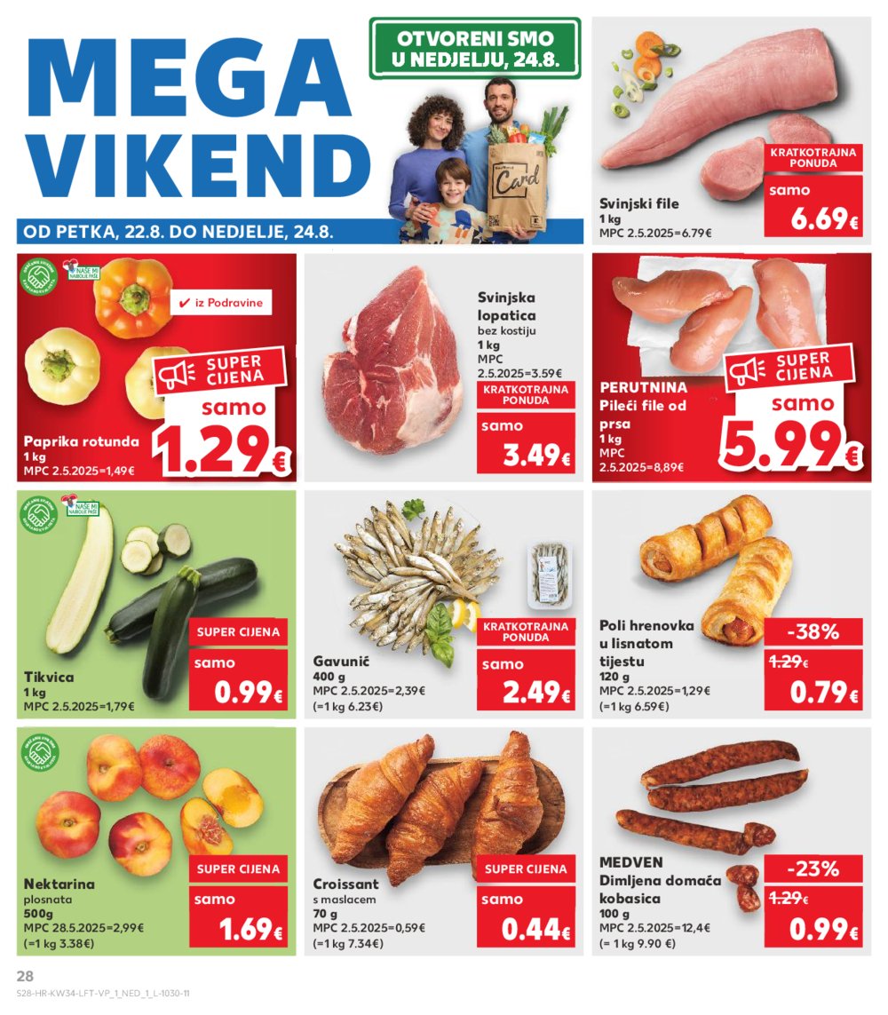 Kaufland katalog Akcija 20.08.2025.-26.08.2025. Odabrane poslovnice