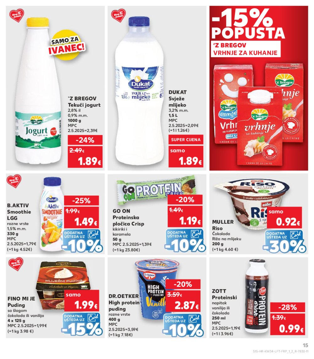 Kaufland katalog Akcija 20.08.2025.-26.08.2025. Ivanec