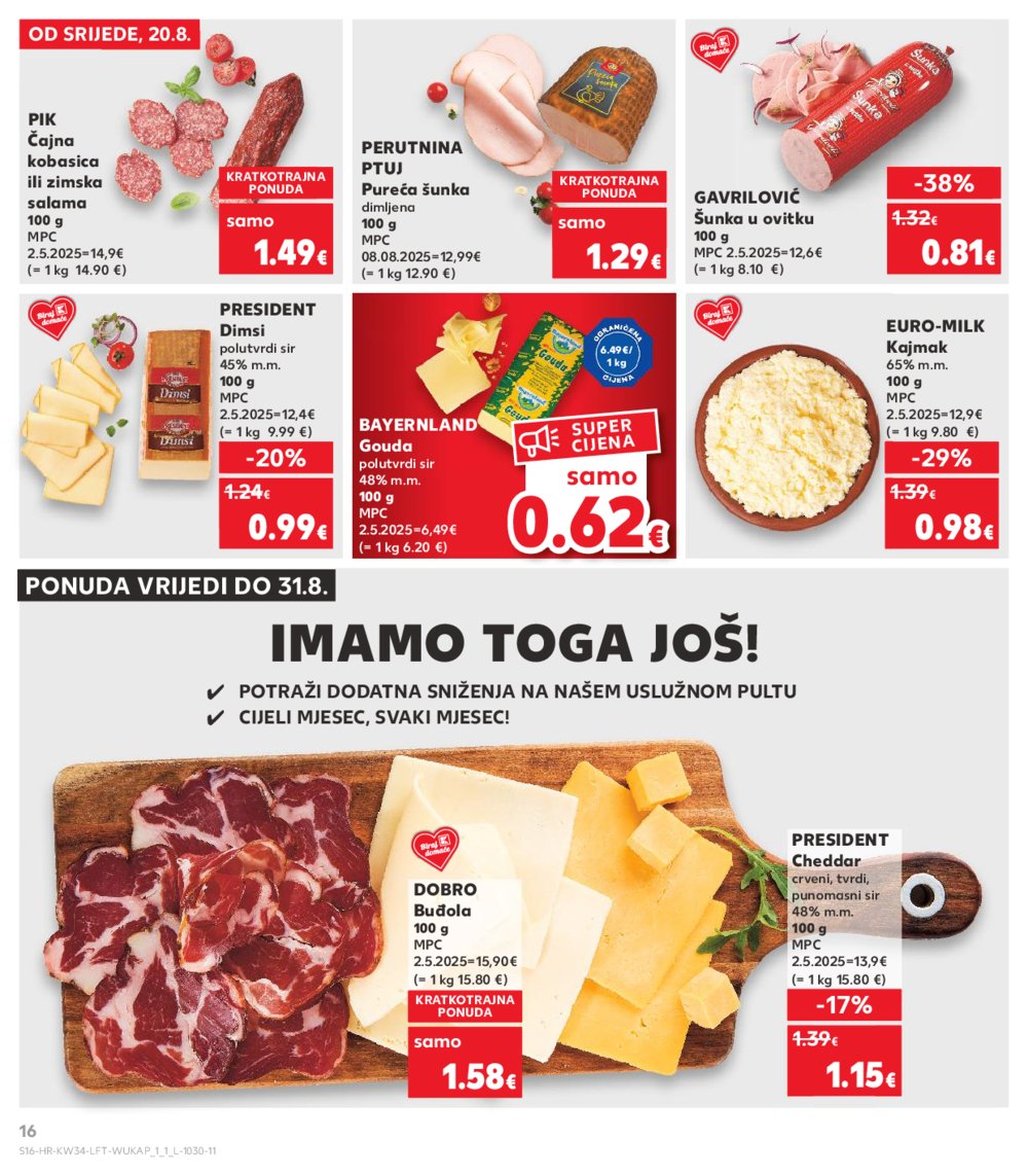 Kaufland katalog Akcija 20.08.2025.-26.08.2025. Ivanec