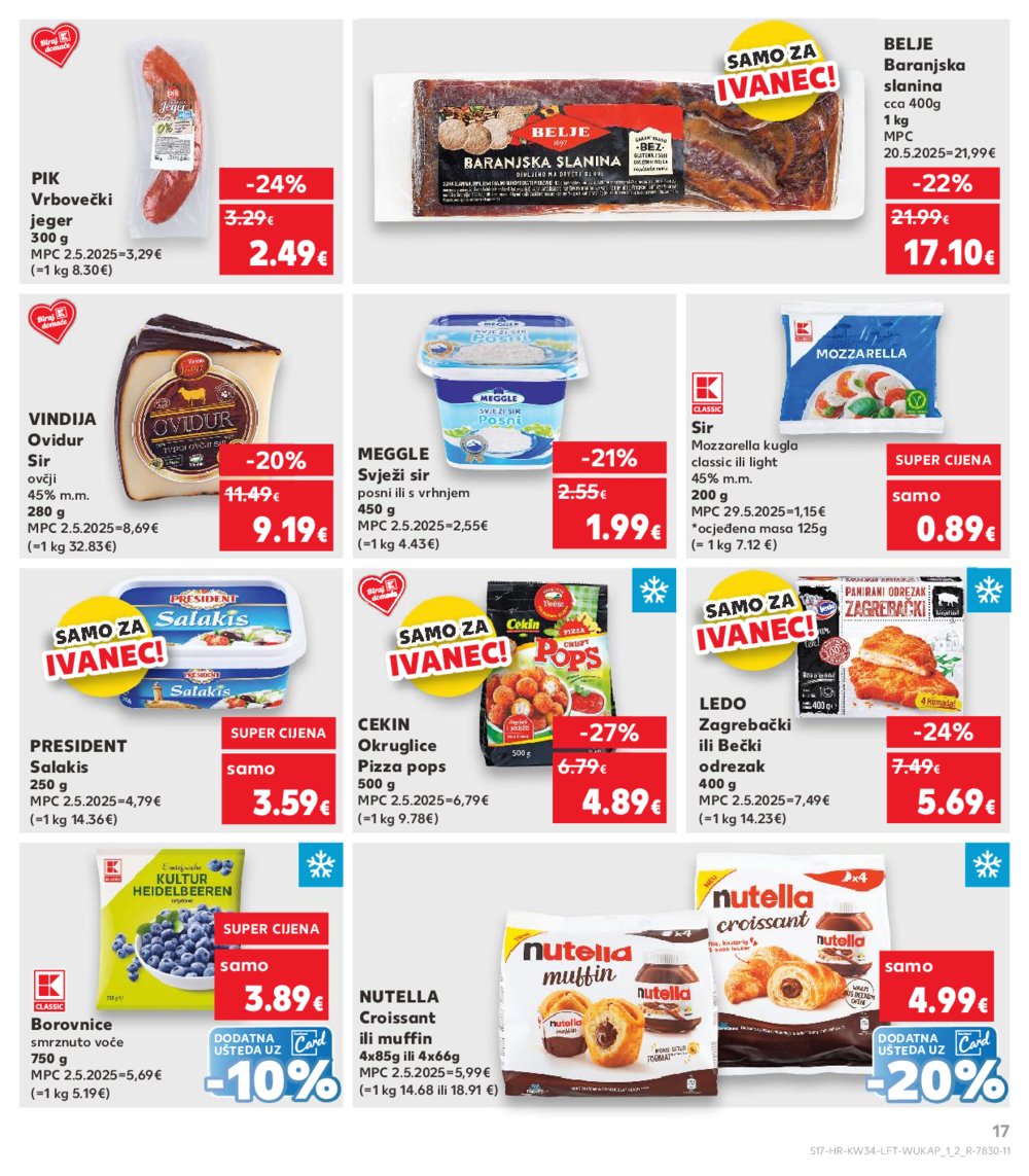 Kaufland katalog Akcija 20.08.2025.-26.08.2025. Ivanec