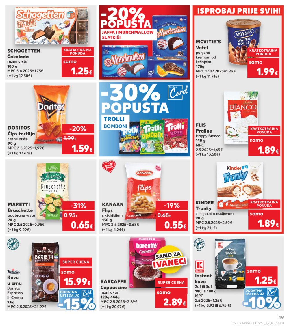 Kaufland katalog Akcija 20.08.2025.-26.08.2025. Ivanec