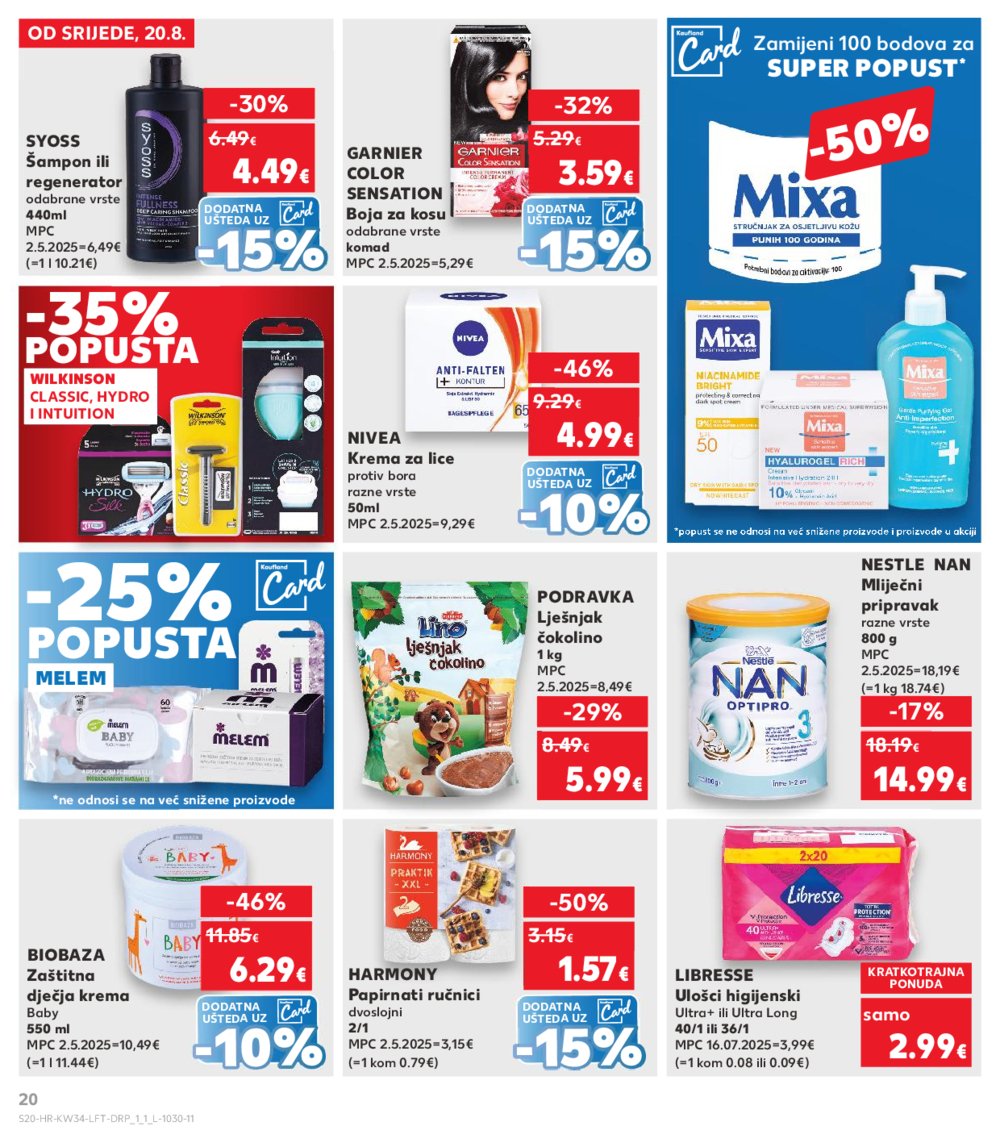 Kaufland katalog Akcija 20.08.2025.-26.08.2025. Ivanec