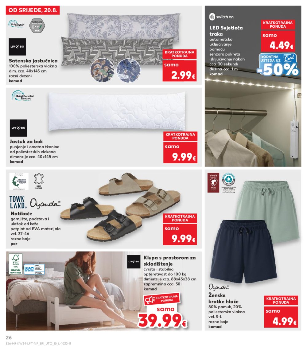 Kaufland katalog Akcija 20.08.2025.-26.08.2025. Ivanec