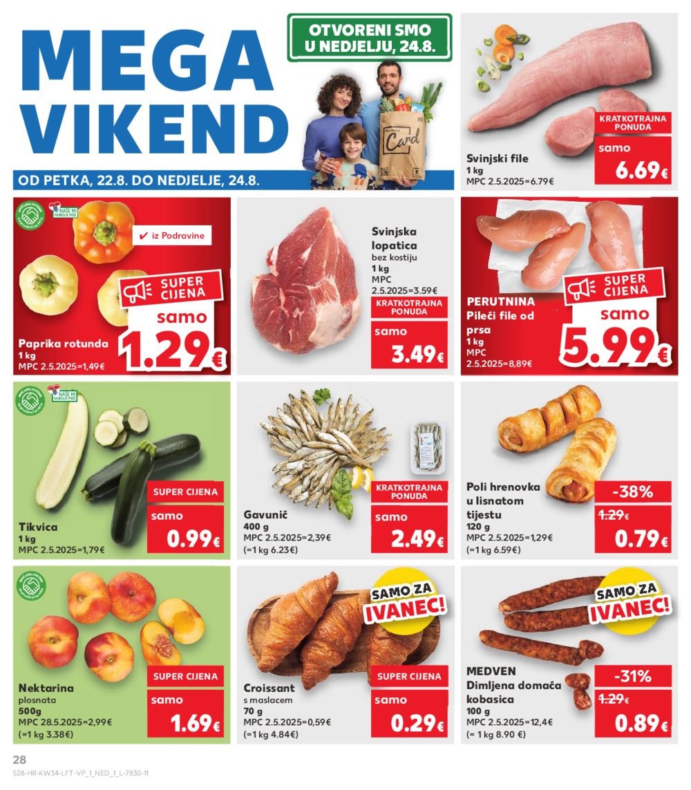 Kaufland katalog Akcija 20.08.2025.-26.08.2025. Ivanec